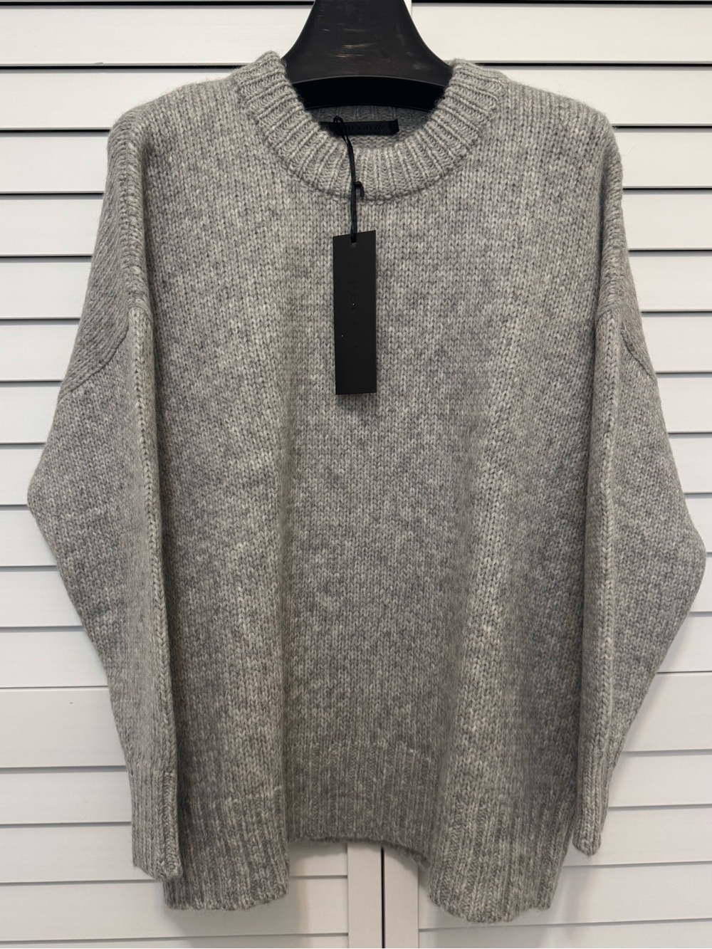 Jenni Kayne, Alpaca Cocoon Crewneck, Grey, XXS, NWT